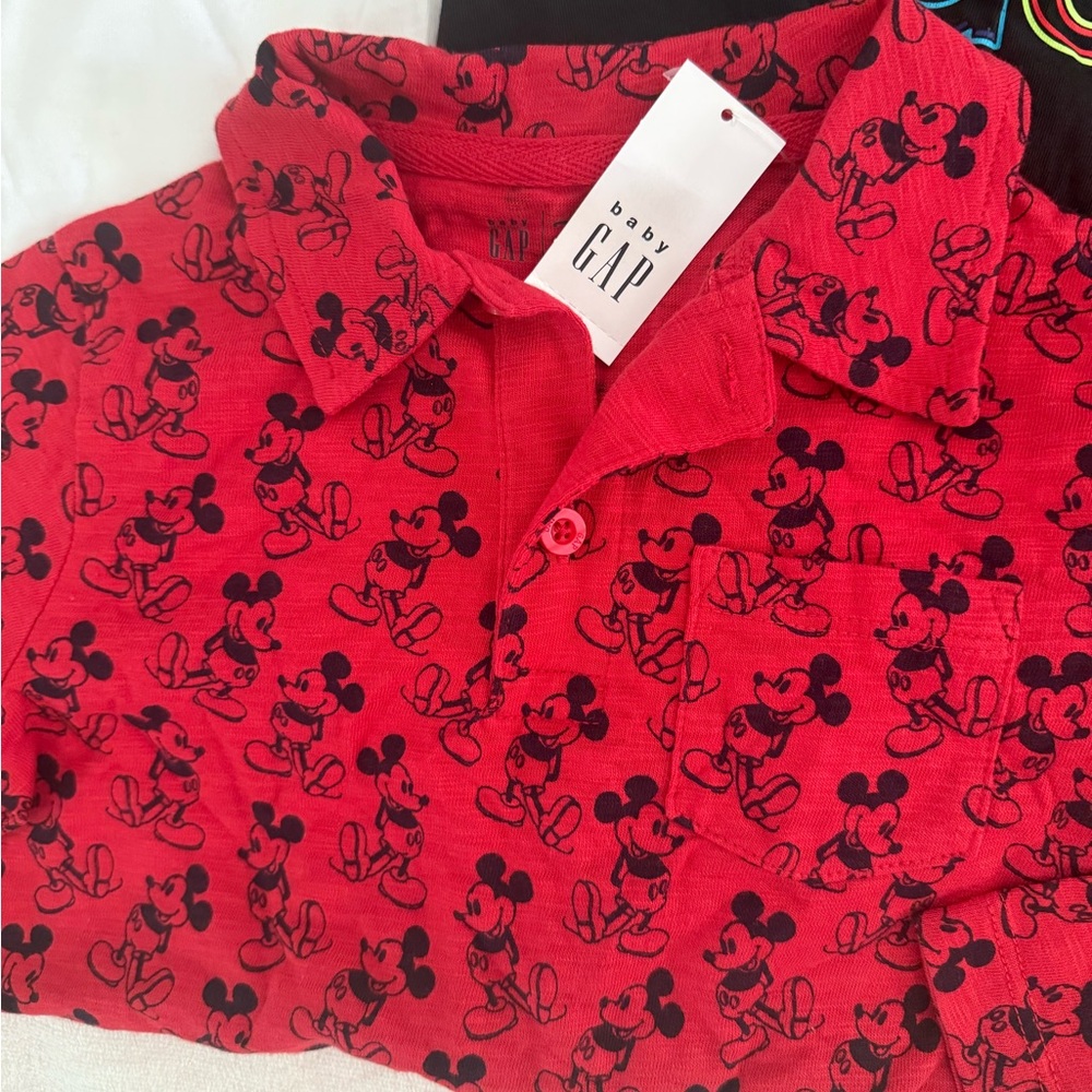 New boys Sz 4 bundle shirt, hoodie, sweatpants adidas, gap, disney, champion - Picture 9 of 10
